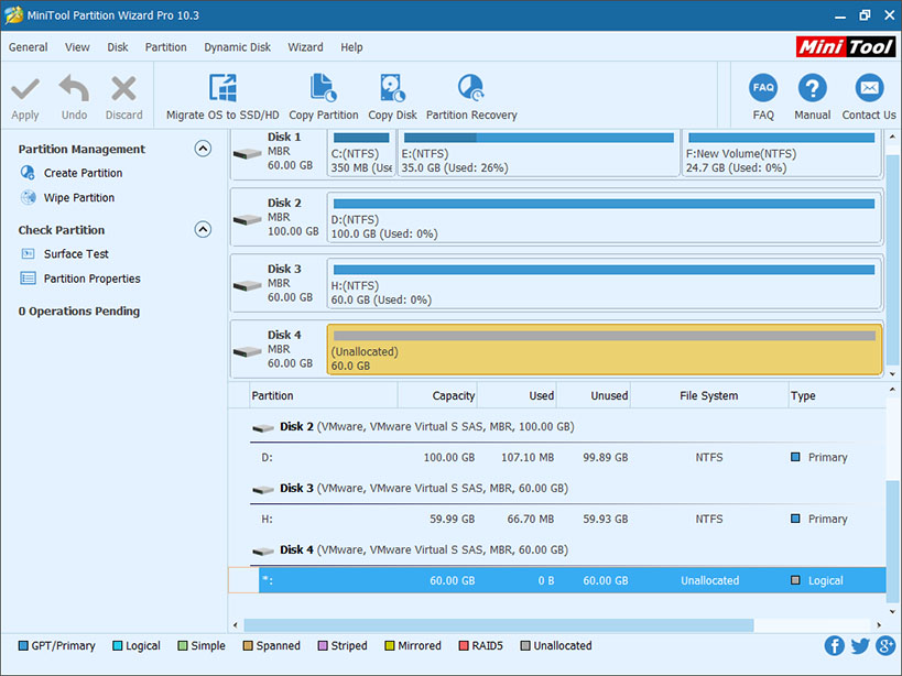 Partition manager windows 10